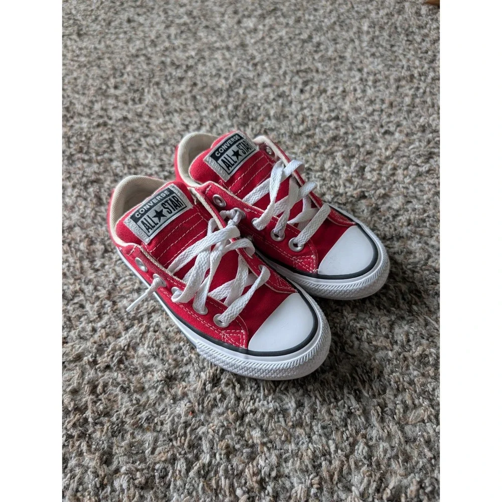 Converse CTAS Street Slip-On Youth Size 11 A01700F Red